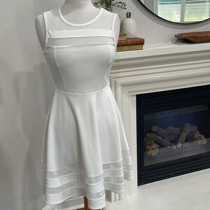 Lulus ivory skater dress